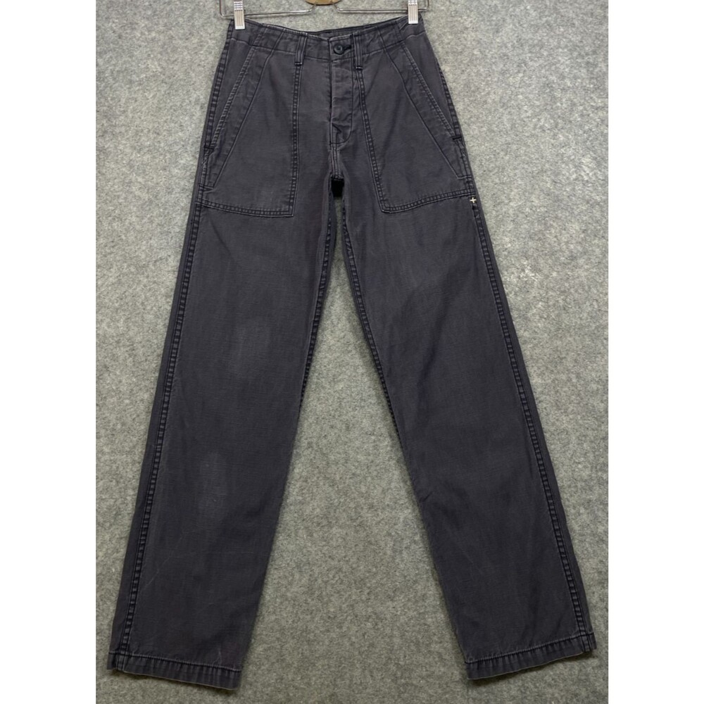 Imogene + Willie Blake Military Trouser Pants Womens XXS 2XS Faded Black Gray